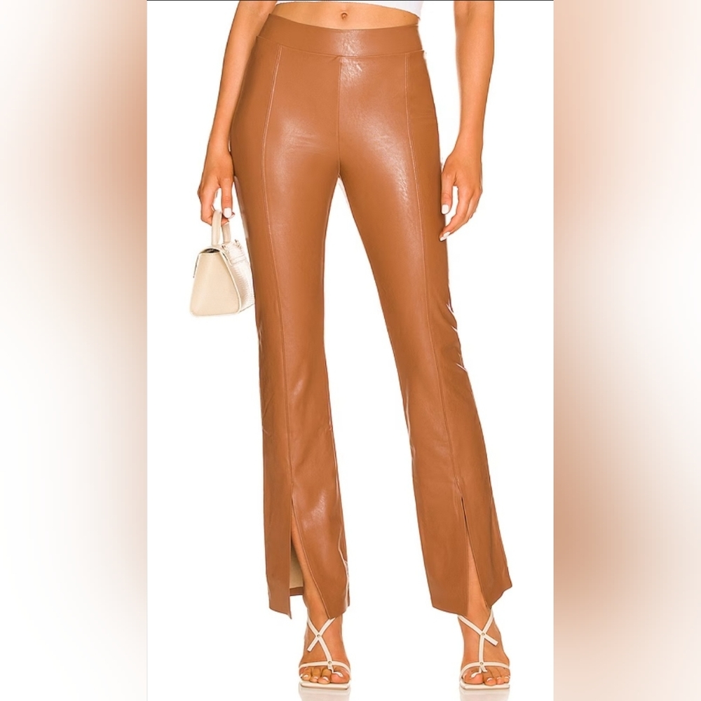 NWOT Commando Faux Leather Pants Brown Large